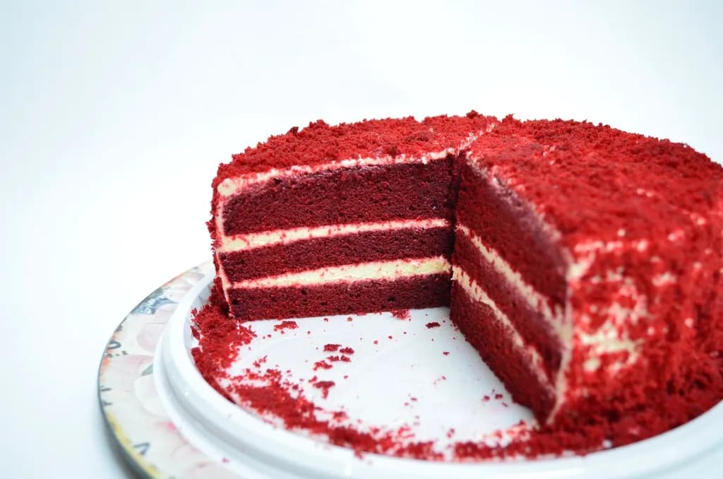Torta red velvet, foto 1 de 4
